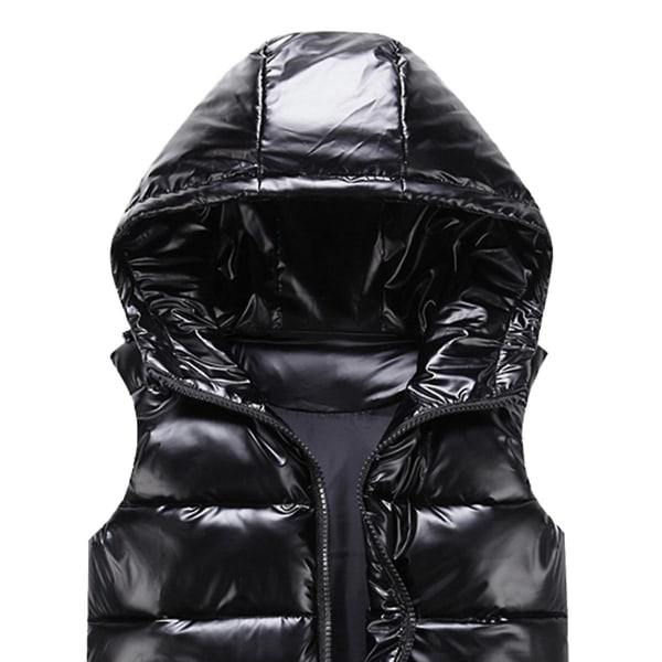 Sliktaa Unisex Blank Vattentät Ärmlös Jacka Lättviktsdunväst Grå L Grey L