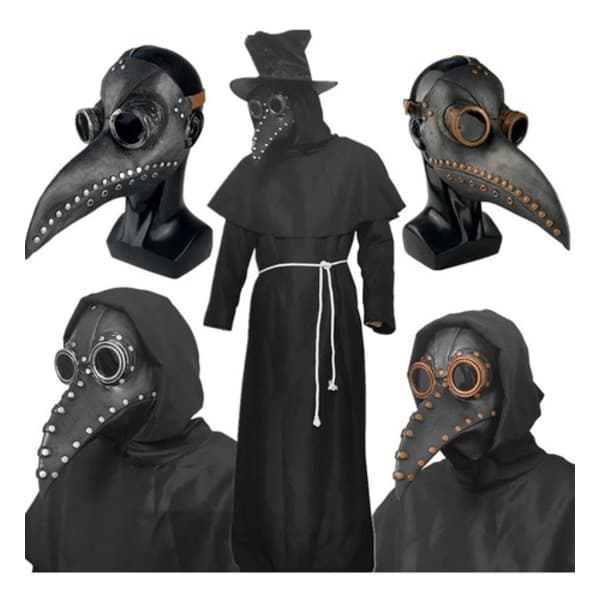 Pest Doktor Maske Med Nebb For Halloween—PA