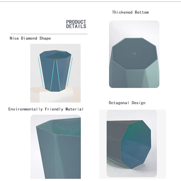 Sopkorg, papperskorg, plastdiamant