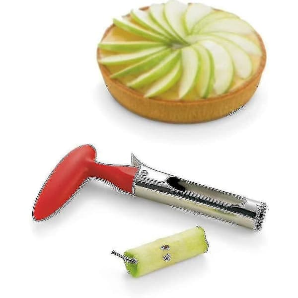 Apple Corer, Stainless Steel Kitchen Gadget Fruit Core Remover Fruit Vegetable Tool