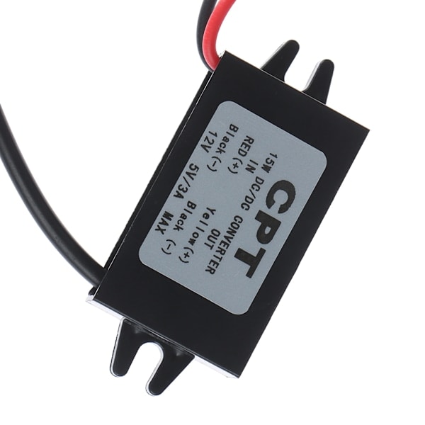 Paris_1:a USB 12V till 5V DC/DC Spänningsomvandlare Strömadapter