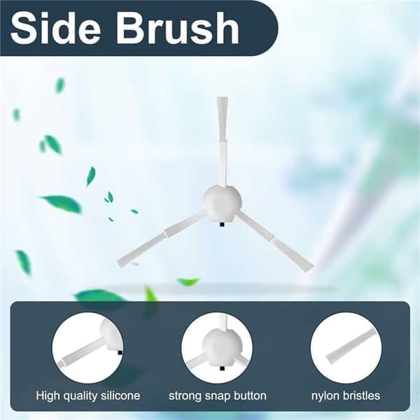 Tilbehør for Dreame Bot D10 Plus/RLS3D/Z10 Pro/L10 Plus 13 deler Flerfarget—pa