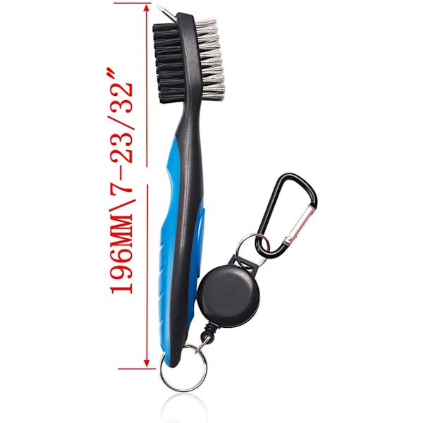 Xintan Tiger-paket med 2 golfklubbsborstar Groove Cleaner