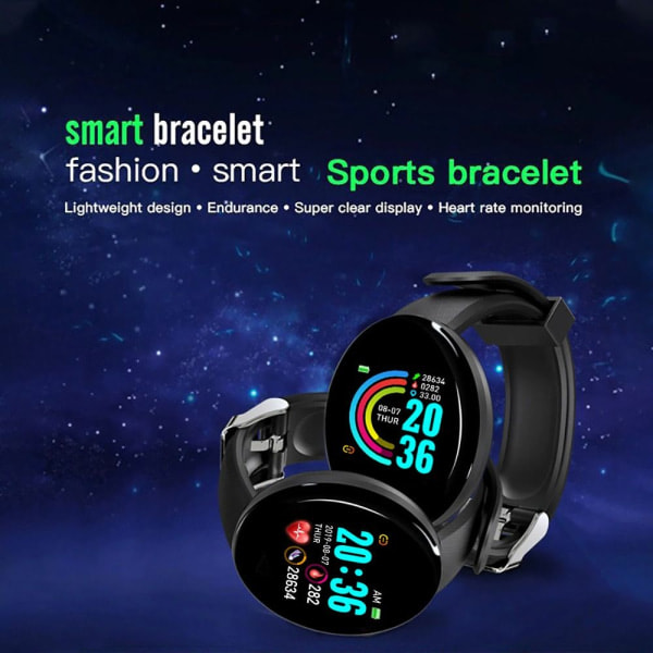 Smartwatch med Bluetooth - LILA lilla