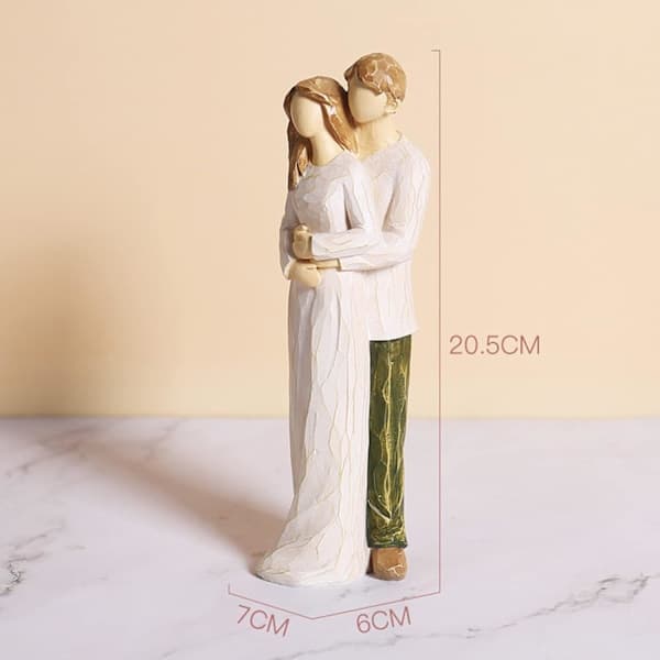 Wedding Cake Topper Bride and Groom Figurine Compatible with Various Brands