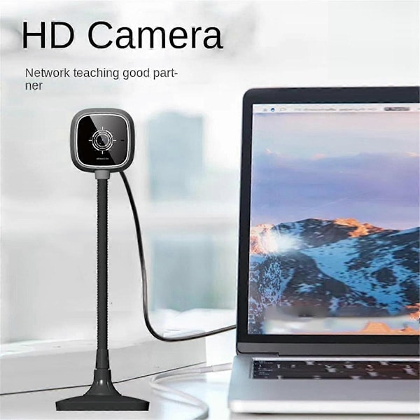 Webcam HD Webkamera Indbygget Mikrofon USB Plug Web Cam til PC Computer Laptop Desktop Gratis Driver.pa