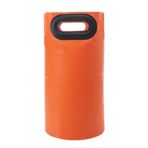 Fotblötningshink Fällbar Stor kapacitet isolerad vattentät fotbadshink för hem 21L Orange 47 X 28cm / 18,5 X 11in