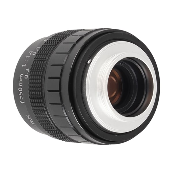 50 mm Manuell Focus Prime Lens F1.4 C 2/3 tommer stor blenderåpning med fast fokusobjektiv for industrielle videomikroskopkameraer