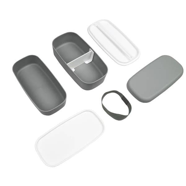 Matlåda, Bento Box - Grå