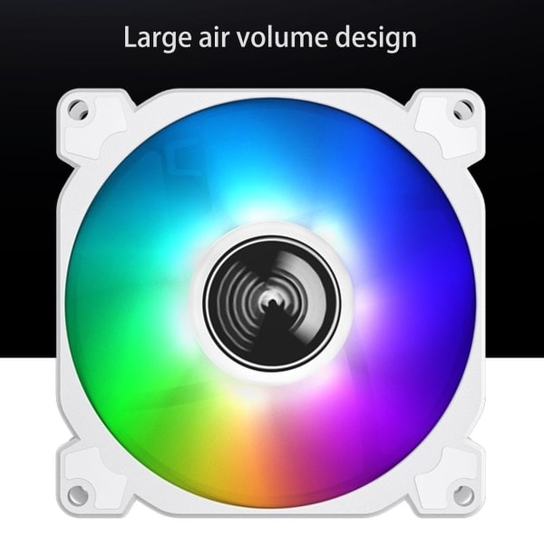FR-925 RGB CPU-kylare DC12V RGB 3-stifts tyst kylfläkt för chassi PC för chassikylare 4-stifts PWM-datorfläkt 92MM（PA）