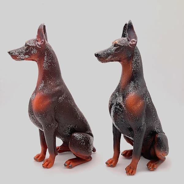 Dobermann Pinscher Model Kognitiv Evne Burrfrit Lugtfri Actionfigur Legetøj Dobermann Pinscher Til Børn