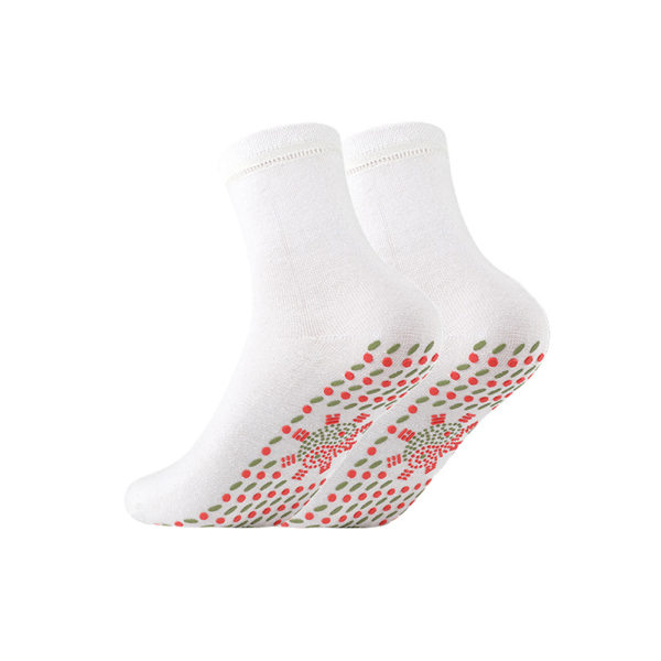 Oppvarmede sokker Malurt Selvvarmende vintervarme sokker Fotvarmer for menn og kvinner Helsesokker for utendørssport