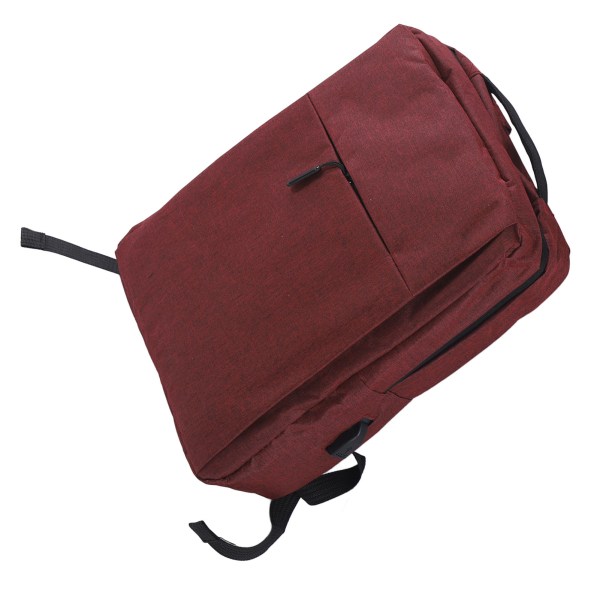 Rejser Laptop-rygsæk Unisex Work Laptop-rygsæk med USB-opladningsport Computertaske Casual Daypack til mænd Kvinder Rød