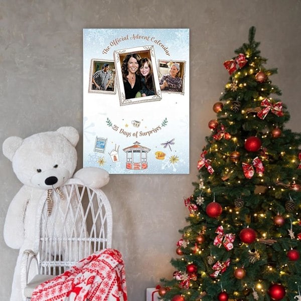 Gilmore Girls Adventskalender 2024 | 25 Dagars Julnedräkning med Samlarföremål | Väskor Semesterkalender för Fans (1)