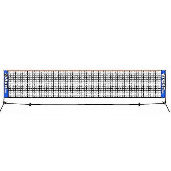 Bærbart sammenklappeligt tennisnet: Perfekt til børn og voksne - kort tennisnet, 6,1 m længde (1 stk., sort)（PA）