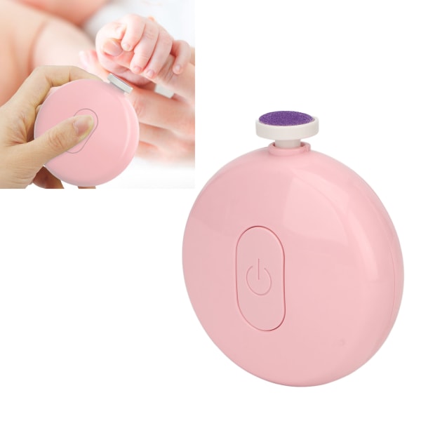 Sähkökäyttöinen baby kynsileikkuri, 6 vaihtopäätä, hiljainen ja turvallinen kynsileikkuri vastasyntyneelle toddler
