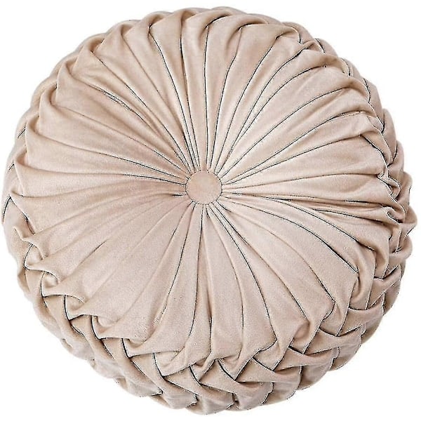 Pyntepute, Dekorativ 3D Gresskar Rund Velurpute for Sofa（PA）