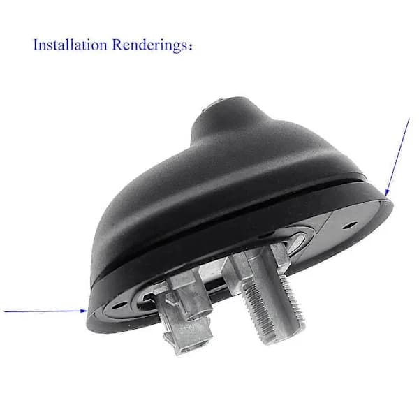Antennebase Gummitætning til - MINI R55 R56 65203442105 Sort