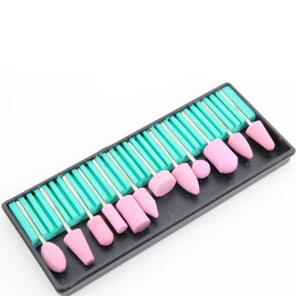 12 stk. Drillbits rosa - Bits til elektrisk fil