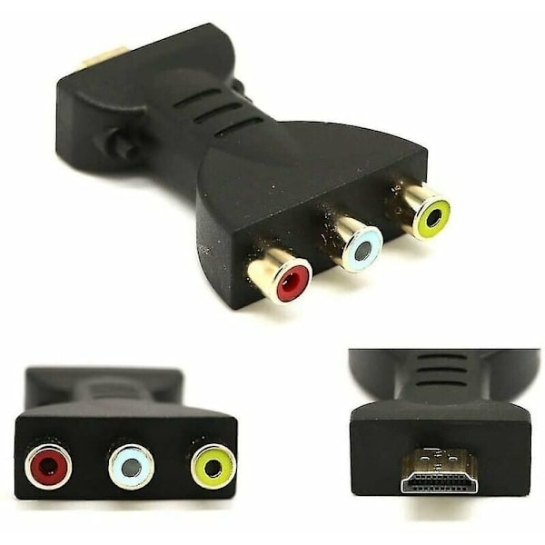 Rød Hvid Gul HDMI Adapter HDMI til AV Konverter hdmi til av ada（PA）