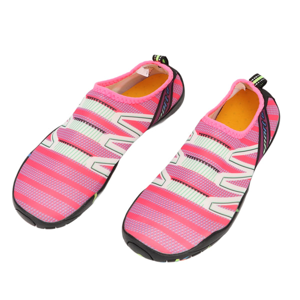 Naisten sukelluskengät Kevyet, hengittävät ulkosnorklauskengät, nopeasti kuivuvat vaaleanpunaiset kengät Beach Stream Tracing -vaellukseen 36