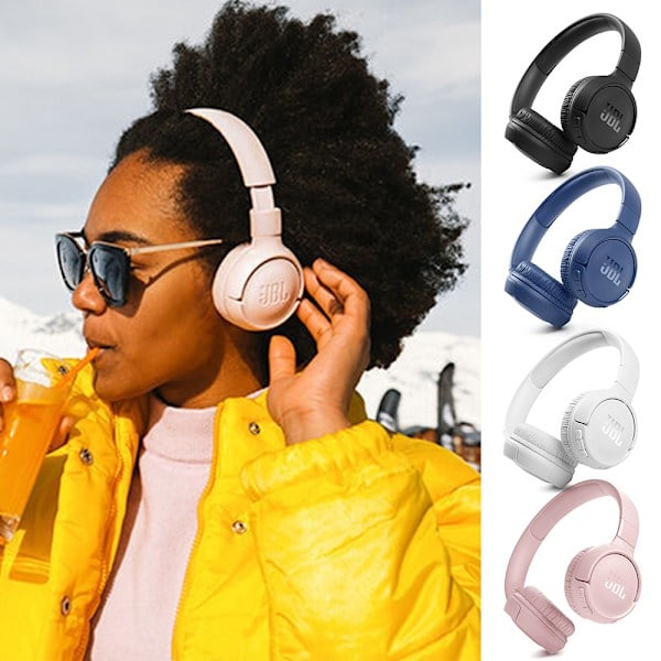 510BT Foldable Hodetelefoner Trådløse Bluetooth On-Ear Hodetelefoner Musikk Sport Jogging Løping Headset Svart