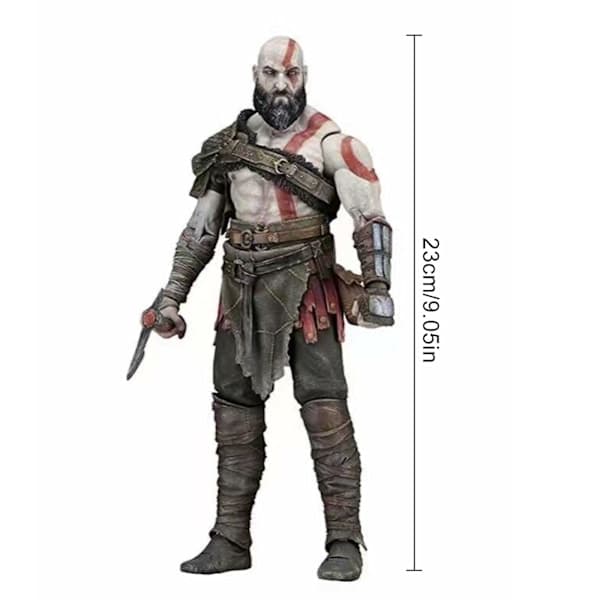 God of War 4 Kratos Actionfigur Samlarobjekt Modell Leksak