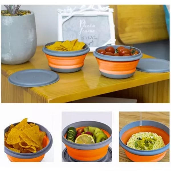 Collapsible Silicone Bowls - 3-Piece Set