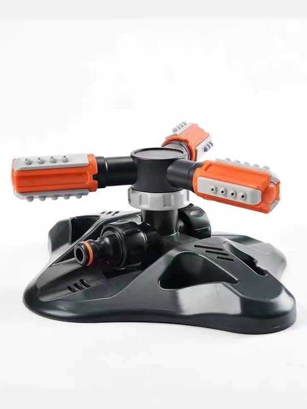 Havesprinkler, stor overflade der dækker 360° roterende sprinkler til græsplæne.