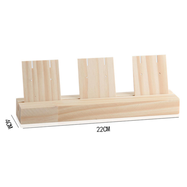 1/2/3 Örhänge Display Stativ Stor Kapacitet för Retail Display Liten 1 Fack 22cm Small 1 slot 22cm 1Set