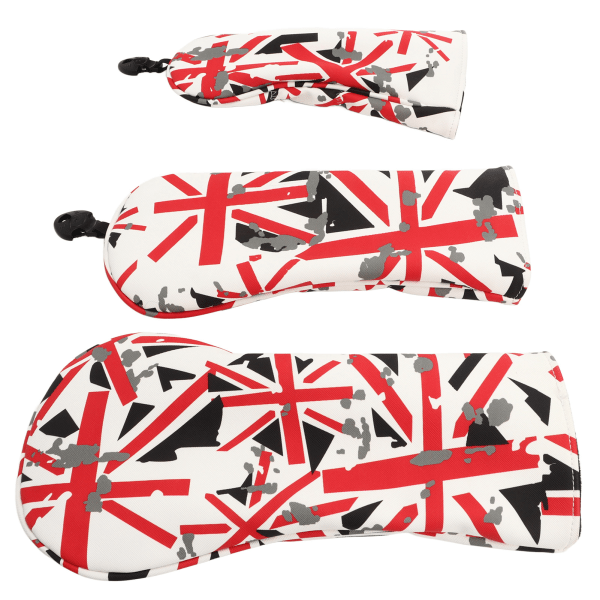3 st Cover Oxfordduk brittisk flagga cover för golfälskare