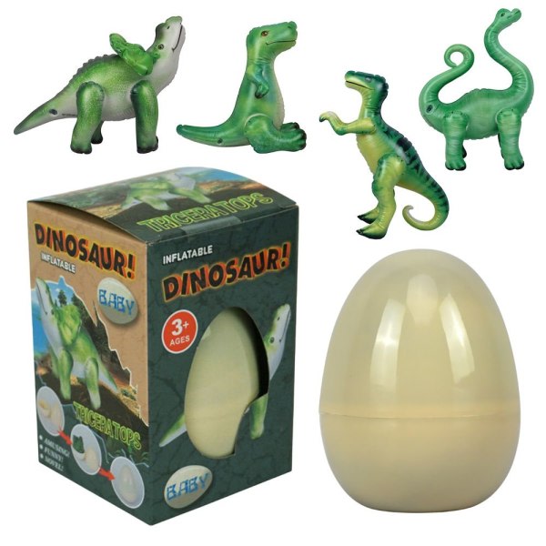 Uppblåsbar dinosaurie dinosaurieägg baby