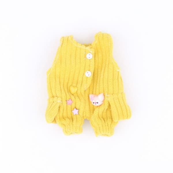 Docka Jumpsuits Sweatshirt Sæt GUL Gul