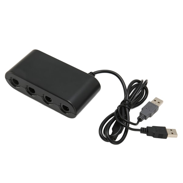 GC Controller Adapter 4 Porte 3 i 1 Game Controller Adapter med Turobo Funktion til Switch til Wii U PC