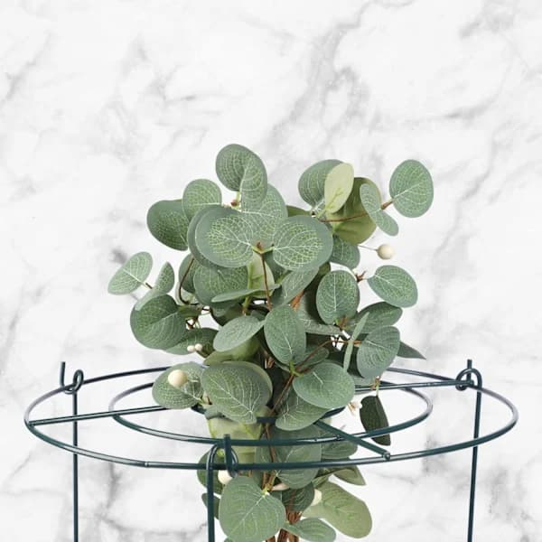 Pionstöd och växtstöd med ring och 3 ben, 3-pack (45 cm)