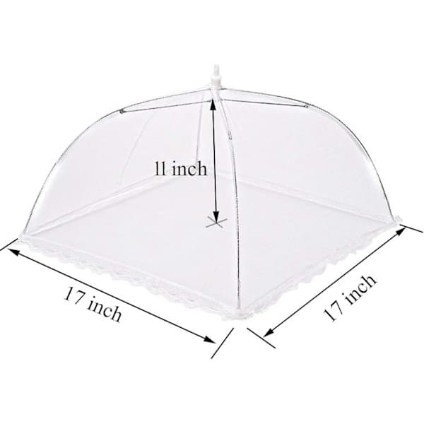 Hopfällbara 17x17 Nät Mattskydd för Utomhusbruk, Kompatibla med Olika Märken (6-Pack)