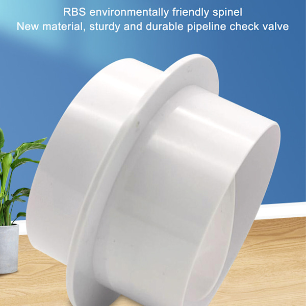 1/2/3/5 Vit Bred applikation Kanalslang Backventil Robust och 80mm check valve 80mmcheck valve 1 Pc