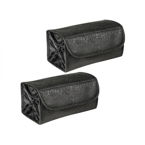Sminkeveske med 4 Rom / Toalettmappe Organizer - Organizer Svart