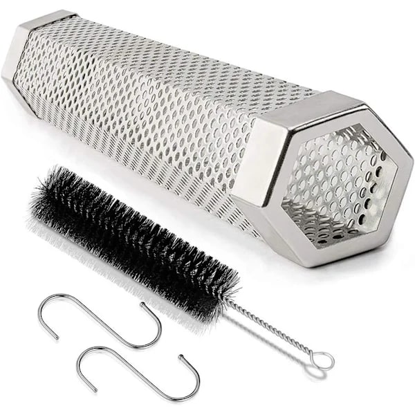 Grillrøyker, Perforert Rustfritt Stål BBQ, Røykgenerator