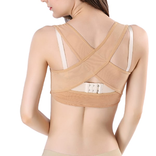 Justerbar skulderstøttekorrektion Pukkelryggstillingskorrigerende krop Saml effektivt bryster bælter Bryststøttetøj til kvinder