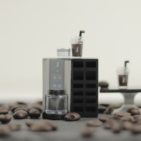 Dukkehus kaffemaskine Miniatur kaffemaskine 2 2 2
