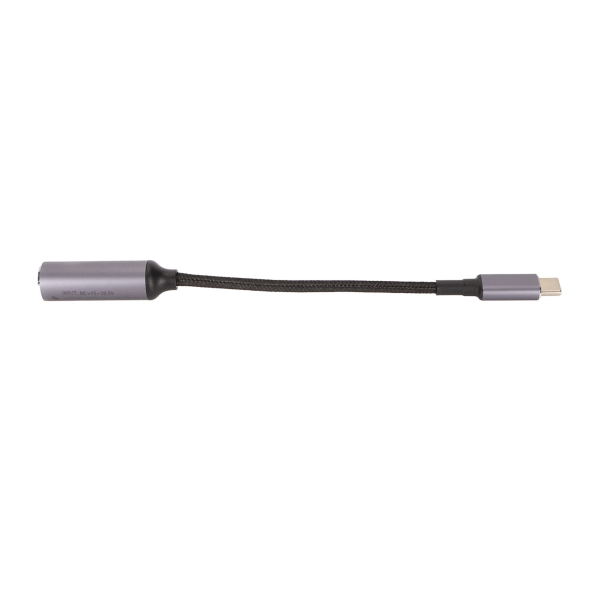 DC 5,5 mm x 2,1 mm honingång till typ C hane PD laddningskabel 100 W DC5521 till USB C-kabel med PD automatiskt identifieringschip