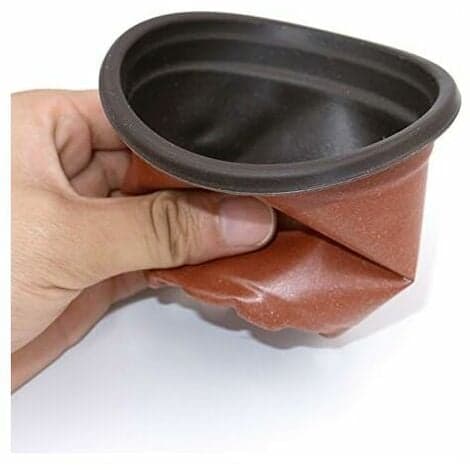 Sæt med 100 plastikpotter til såning og planter, 10 cm.pa