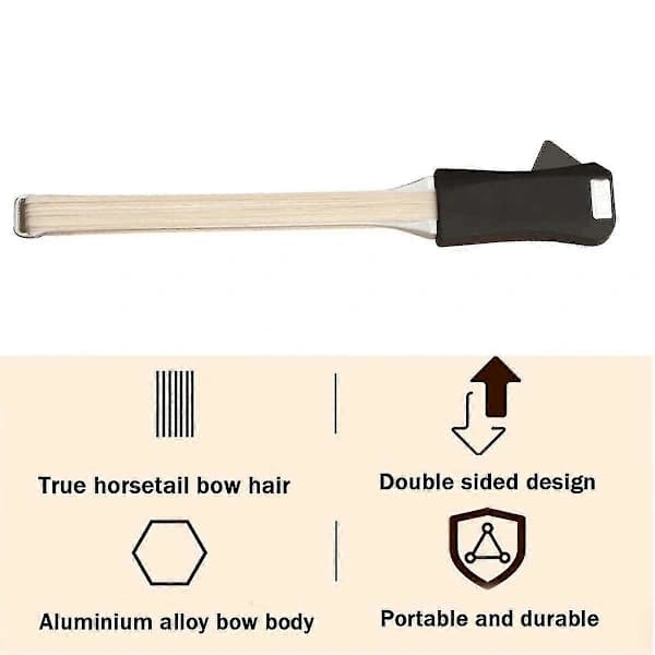 Versatile 2-in-1 Guitar Bow, Portable, Creates Unique Cello & Violin-like Sounds