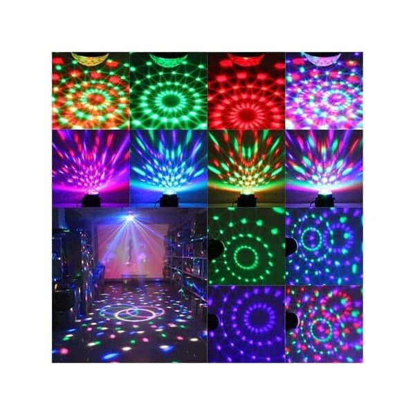 Diskokugleprojektor – LED RGB Spotlight