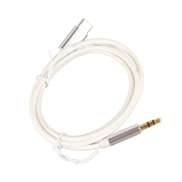 USB C til 3,5 mm lyd Aux Jack-kabel Stabil type C-adapter til 3,5 mm hodetelefonstereoledning for bilhjem