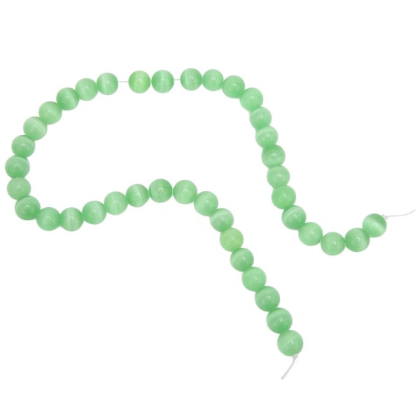 10 mm smykker gjør-det-selv-steinperler Delikat halskjede Armbånd Håndverk Lage perler til smykkebutikkLysegrønn
