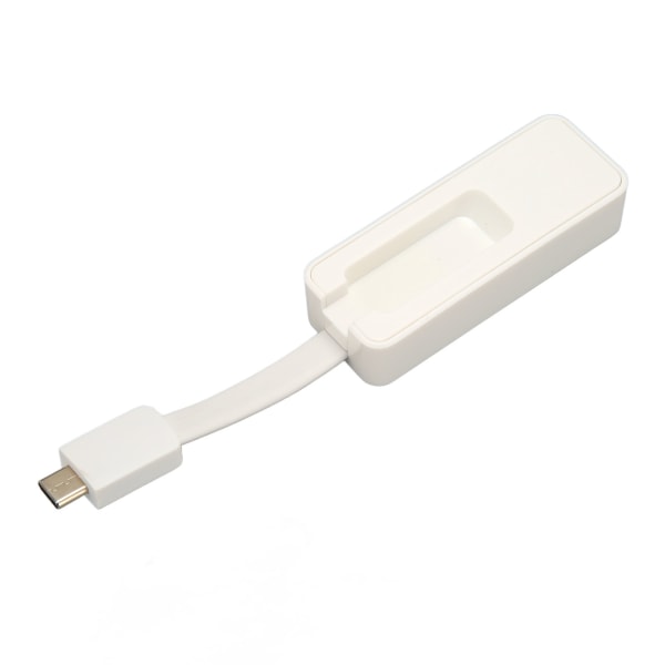 USB -RJ45-sovitin 2500M Plug and Play Kannettava laajasti yhteensopiva USB -Ethernet-sovitin kannettavalle Tablet-tietokoneelle Type C Valkoinen