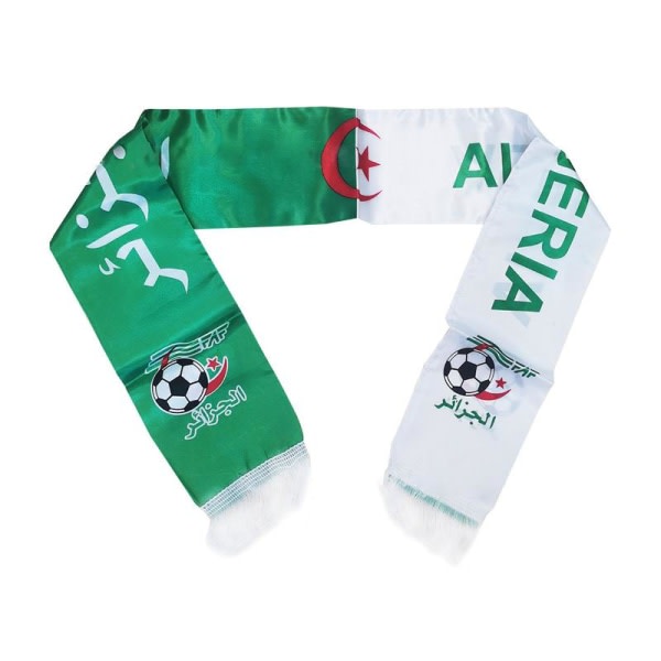 Fotbollshalsduk för fotbollsfan 15 länder Bekvämt bärande Fotbollshalsduk för barn Vuxen Födelsedag Julfavorit null - Algeria