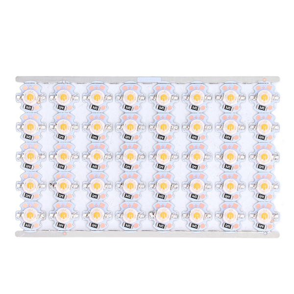 LED-chiplampa med hög ljusstyrka, energibesparande DIY-lampor med aluminiumplatta för 1W 12V strålkastare, skåpsbelysning, rosa ljus